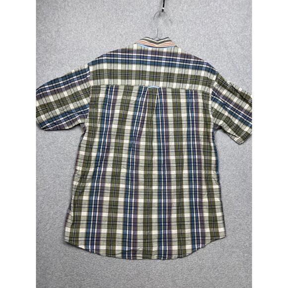 Salty Dog Gant Button Up Shirt Mens L Genuine Indian Madras Multi Stripe Cotton - Picture 2 of 8